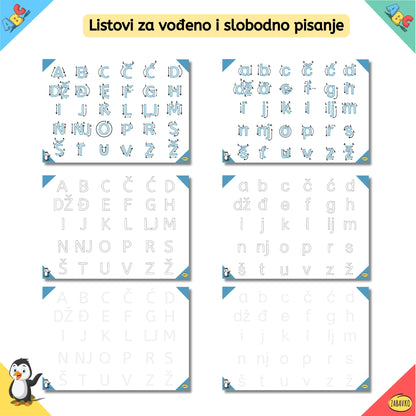 ZABAVKOVA ABECEDNA AVANTURA - Društvena igra za učenje slova kroz igru, pokret i otkrivanje