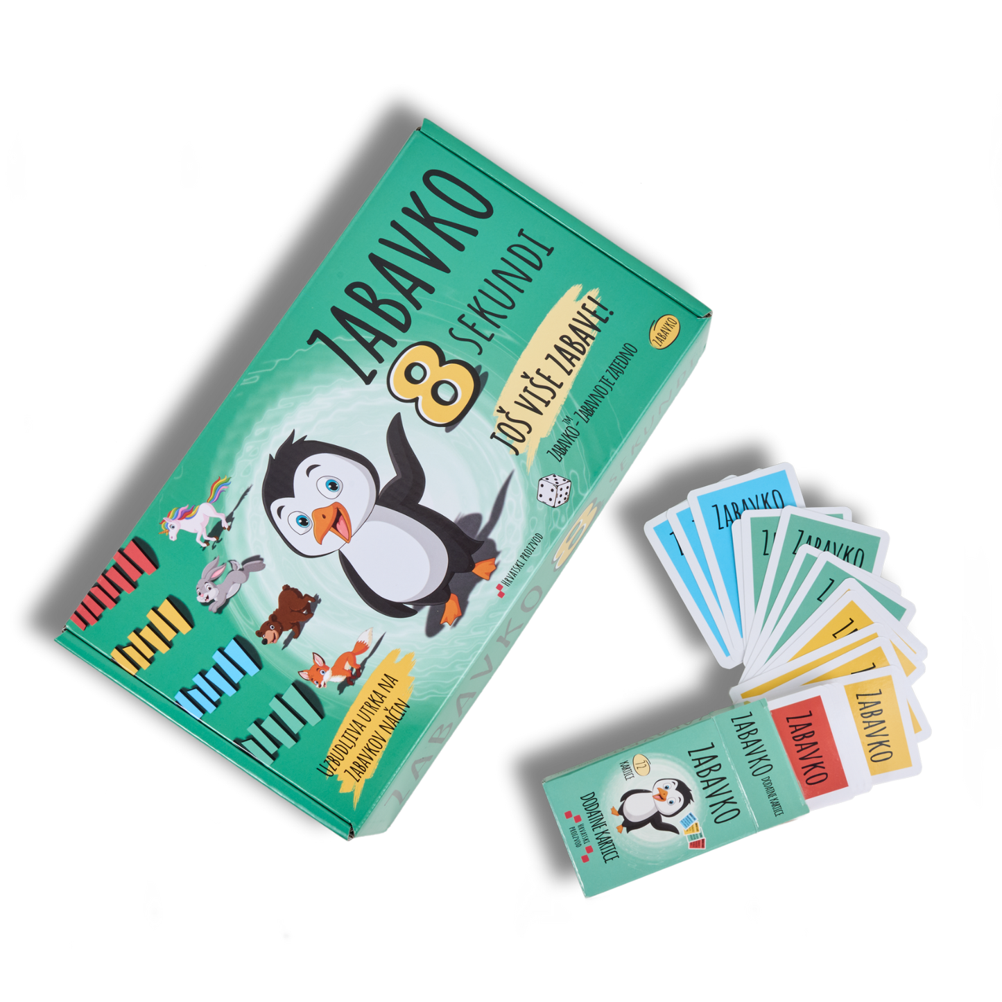 ZABAVKO 8 SEKUNDI + DODATNE KARTICE za ZABAVKO No1