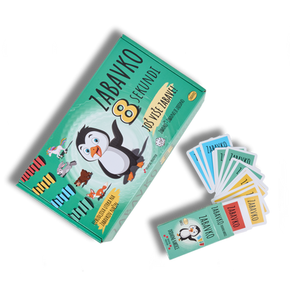 ZABAVKO 8 SEKUNDI + DODATNE KARTICE za ZABAVKO No1