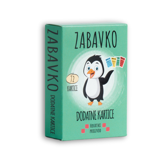 ZABAVKO PROŠIRENJE - Dodatne kartice za ZABAVKO No1