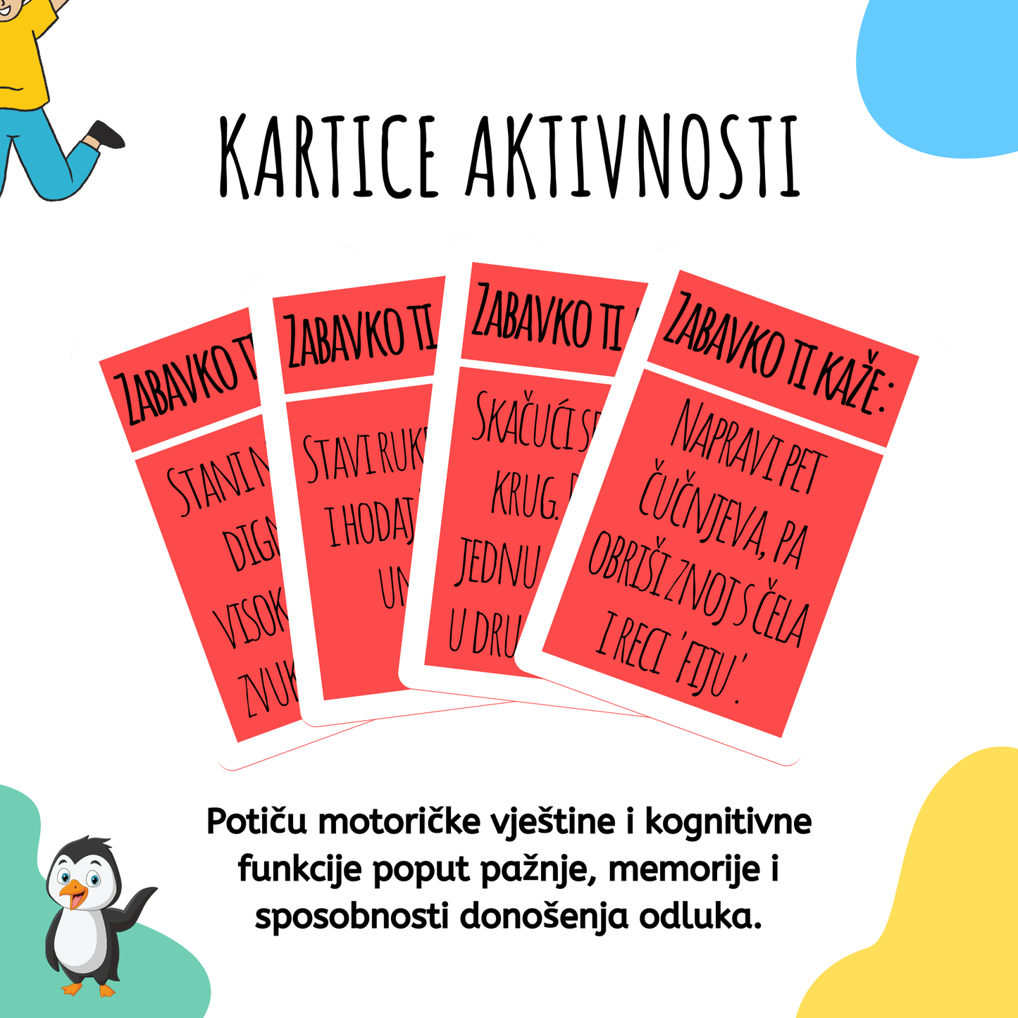 ZABAVKO - Društvena igra za djecu vrtićke dobi