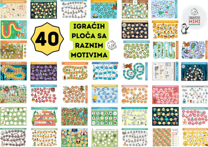 ZABAVKOVE MINI GANJALICE - 40 mini društvenih igara