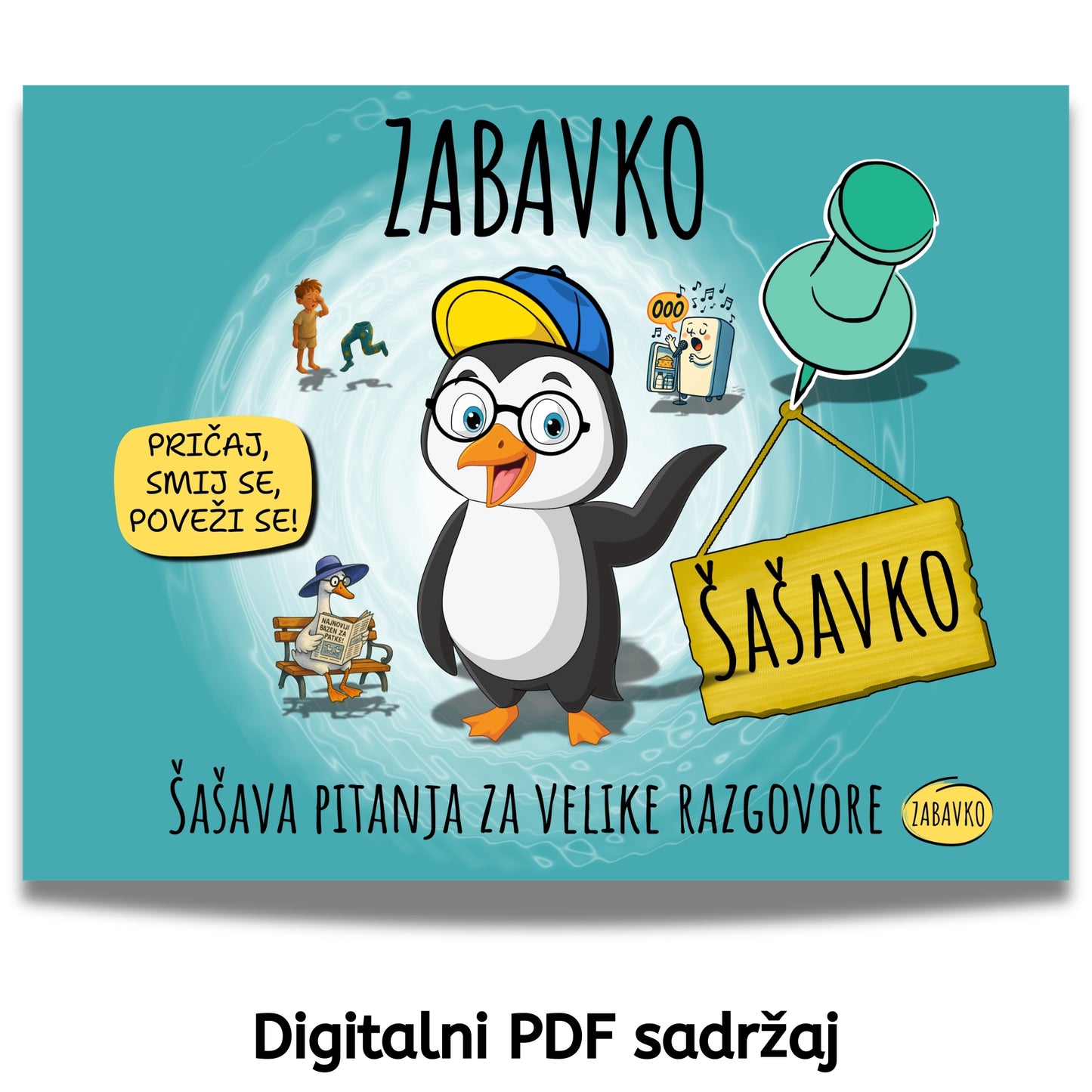 ZABAVKO ŠAŠAVKO - Igra šašavih pitanja i odgovora za razvoj dječje mašte i komunikacije