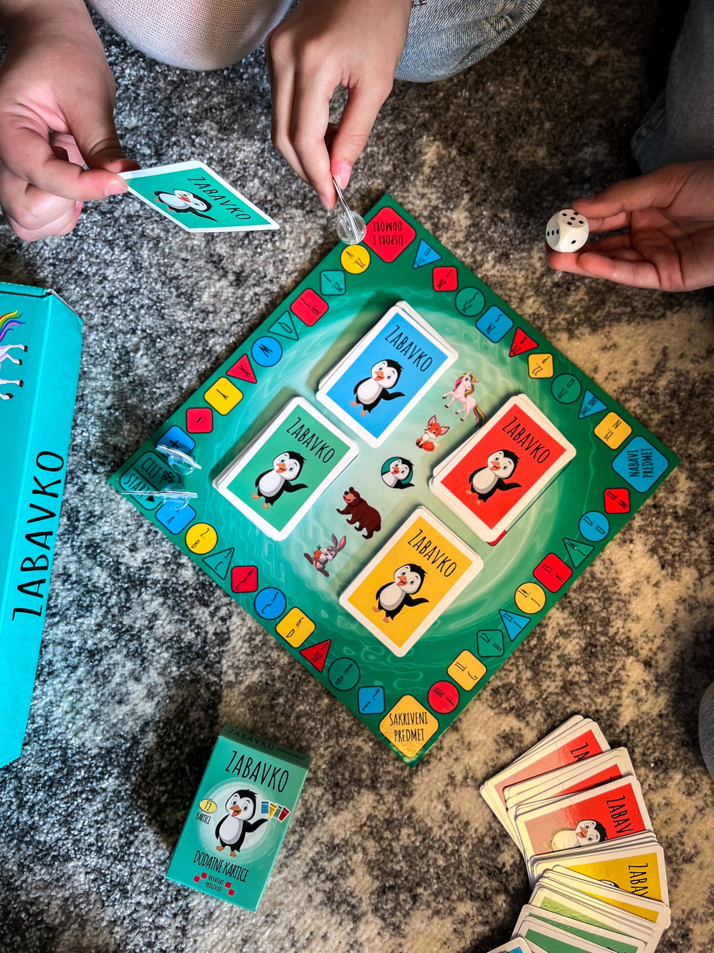 ZABAVKO - Društvena igra za djecu vrtićke dobi