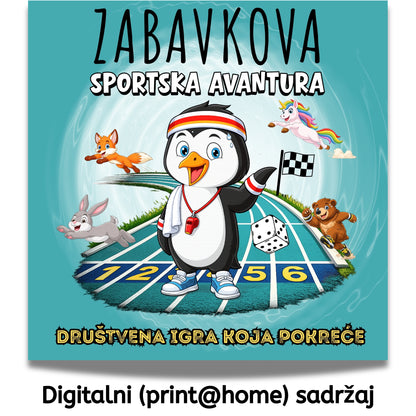 ZABAVKOVA SPORTSKA AVANTURA - Društvena igra koja pokreće - PREUZMI BESPLATNO