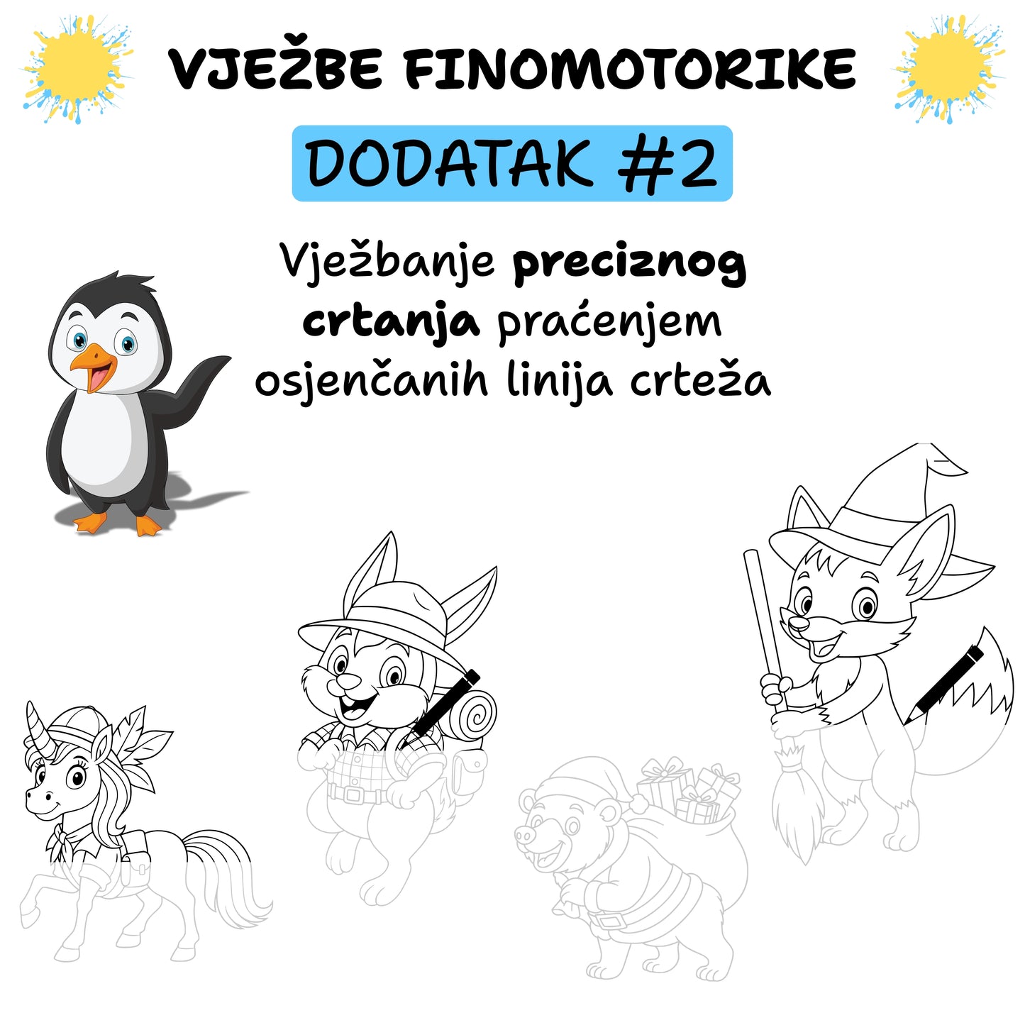 ZABAVKOVE BOJANKE - Zabavno bojenje i VJEŽBE FINOMOTORIKE u jednom.