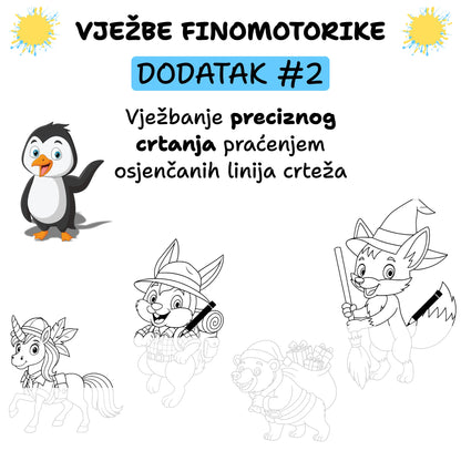 ZABAVKOVE BOJANKE - Zabavno bojenje i VJEŽBE FINOMOTORIKE u jednom.