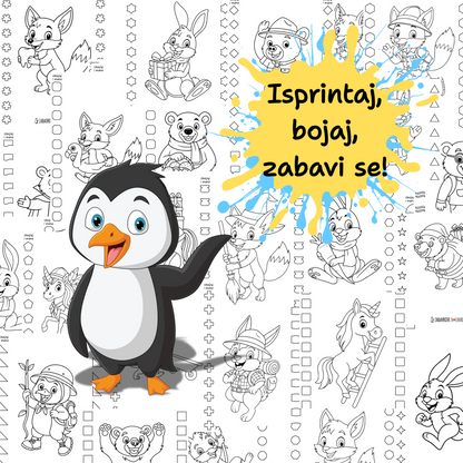 ZABAVKOVE BOJANKE - Zabavno bojenje i VJEŽBE FINOMOTORIKE u jednom.