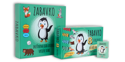 ZABAVKO TOTAL - Zabavko No1 + Zabavko 8 SEKUNDI + Dodatne kartice Zabavko No1