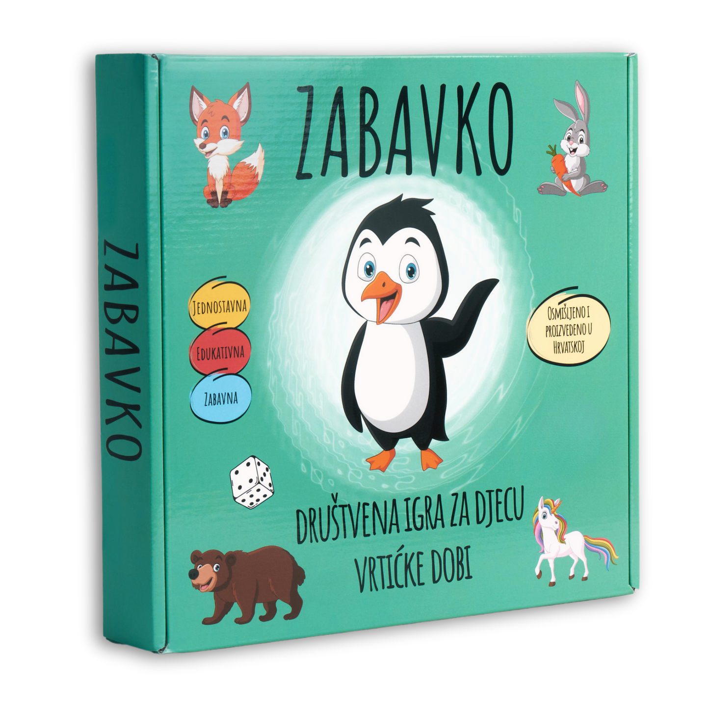 ZABAVKO - Društvena igra za djecu vrtićke dobi
