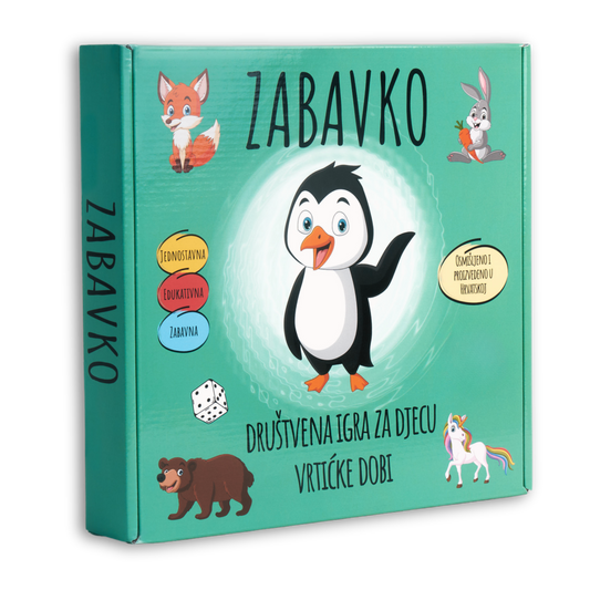 ZABAVKO - Društvena igra za djecu vrtićke dobi
