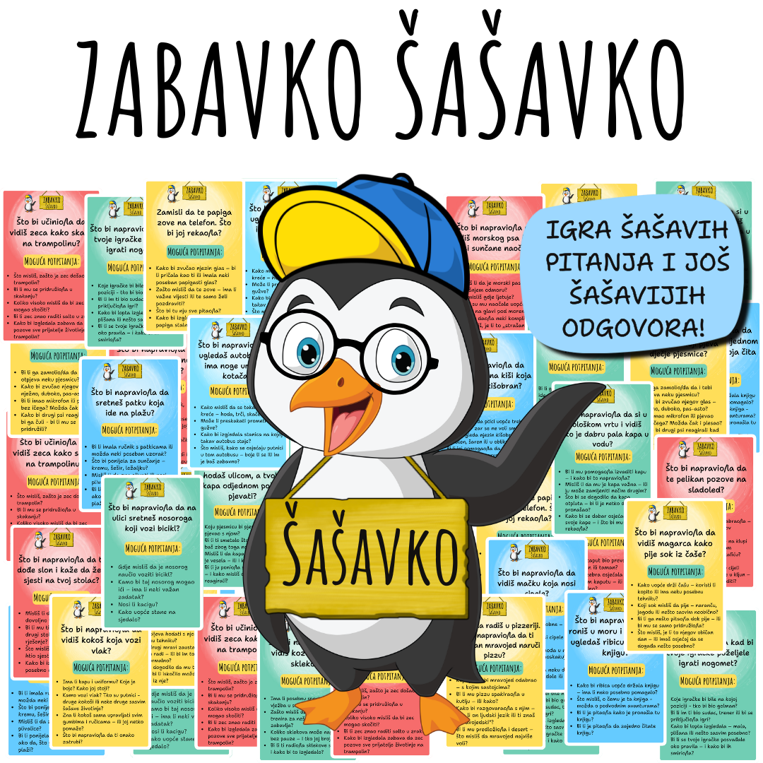 ZABAVKO ŠAŠAVKO - Igra šašavih pitanja i još šašavijih odgovora!