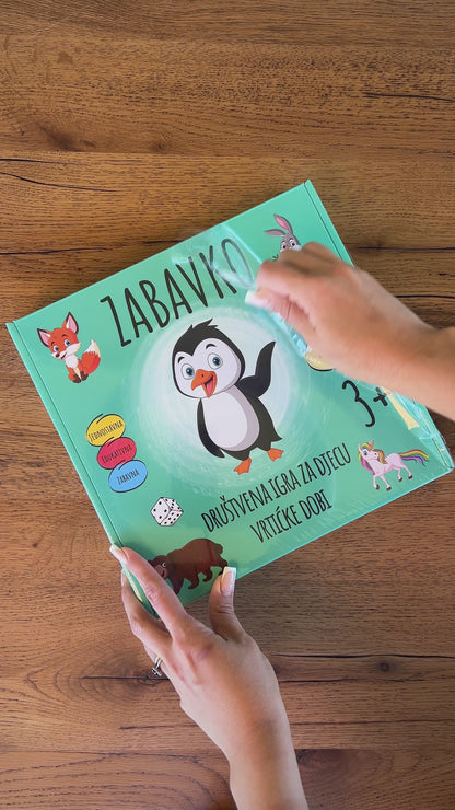 ZABAVKO - Društvena igra za djecu vrtićke dobi